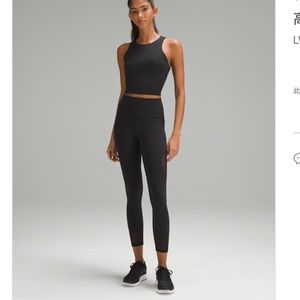 Lululemon Wunder Train Mesh Panel High-Rise Tight 25”